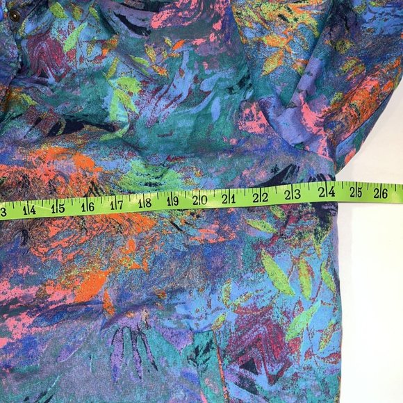 VTG Track Jacket Wind Breaker Multi Color Block Large Zip Forrester’s Gore Tex - Picture 6 of 7